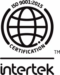 ISO 9001:2015 certified quality-management system (Intertek)